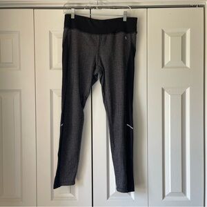 Danskin Black and Gray Leggings Full-Length Athletic Wear